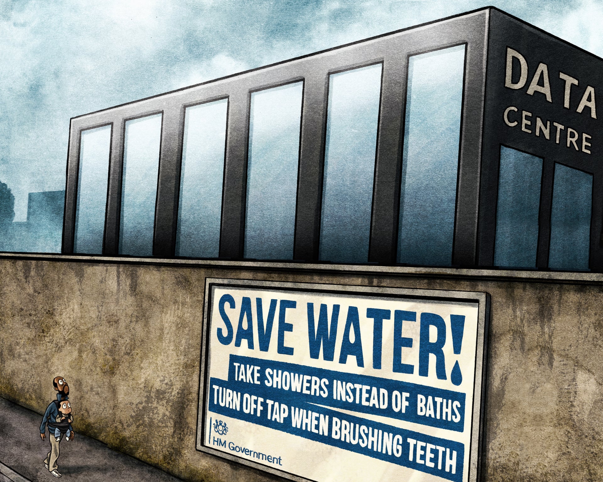 Photo: The Guardian UK Households Advised to Stockpile Cash, Water, and Tinned Food for Emergencies