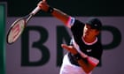 Alex de Minaur finds his feet on clay to reach second round of French Open