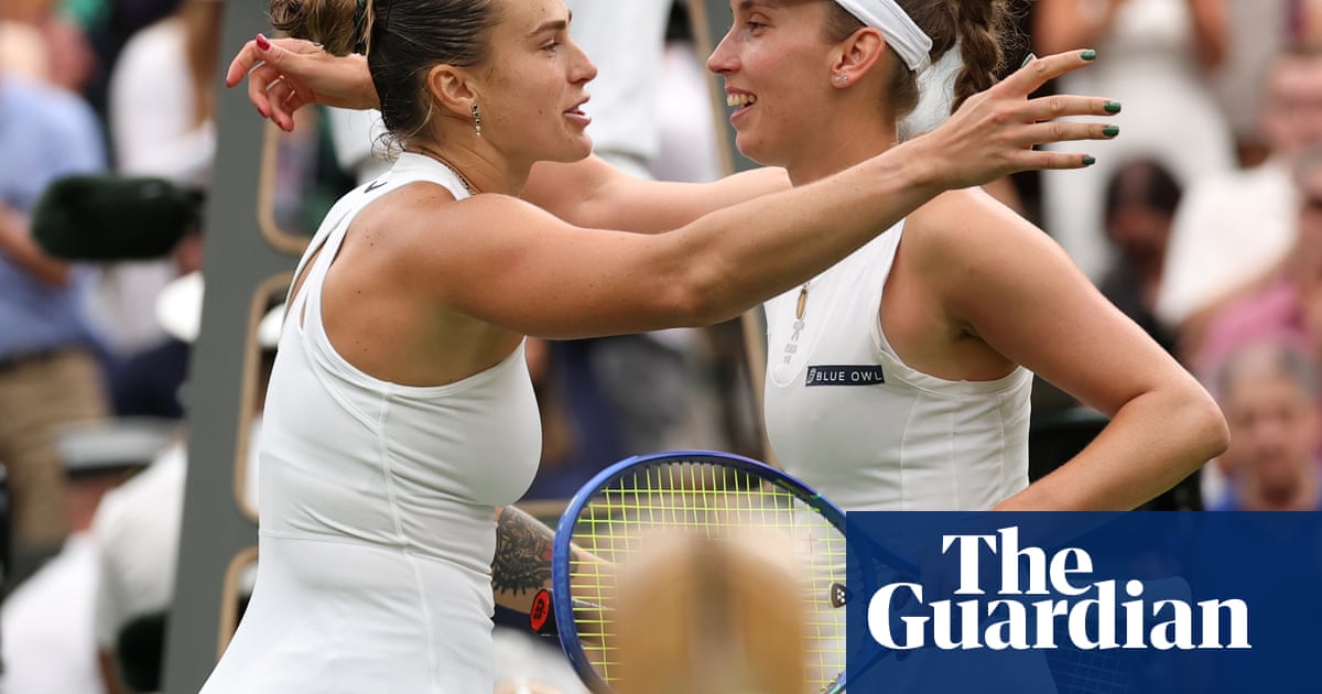 Sabalenka ousts former doubles partner Mertens to reach Wimbledon quarter-finals