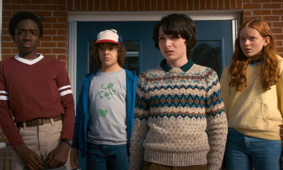 The talented young cast of Stranger Things.