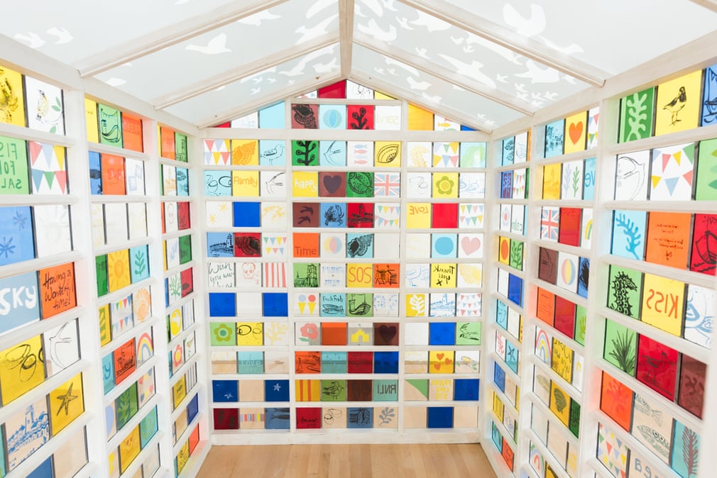 Inside the Glass Hut