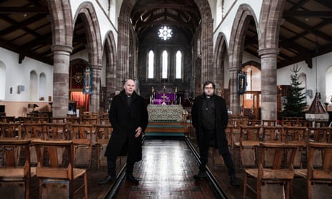 Pastor Mick Fleming, left, and Father Alex Frost of St Matthew’s Church, Burnley 