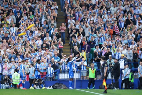 Sheffield Wednesday midfielder Nathaniel Chalobah soaks up the crowd’s applause after opening the scoring against the Baggies.