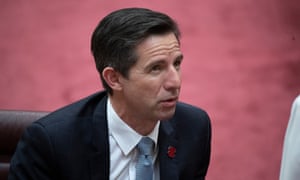 Finance and Trade Minister and Senate Leader Simon Birmingham.