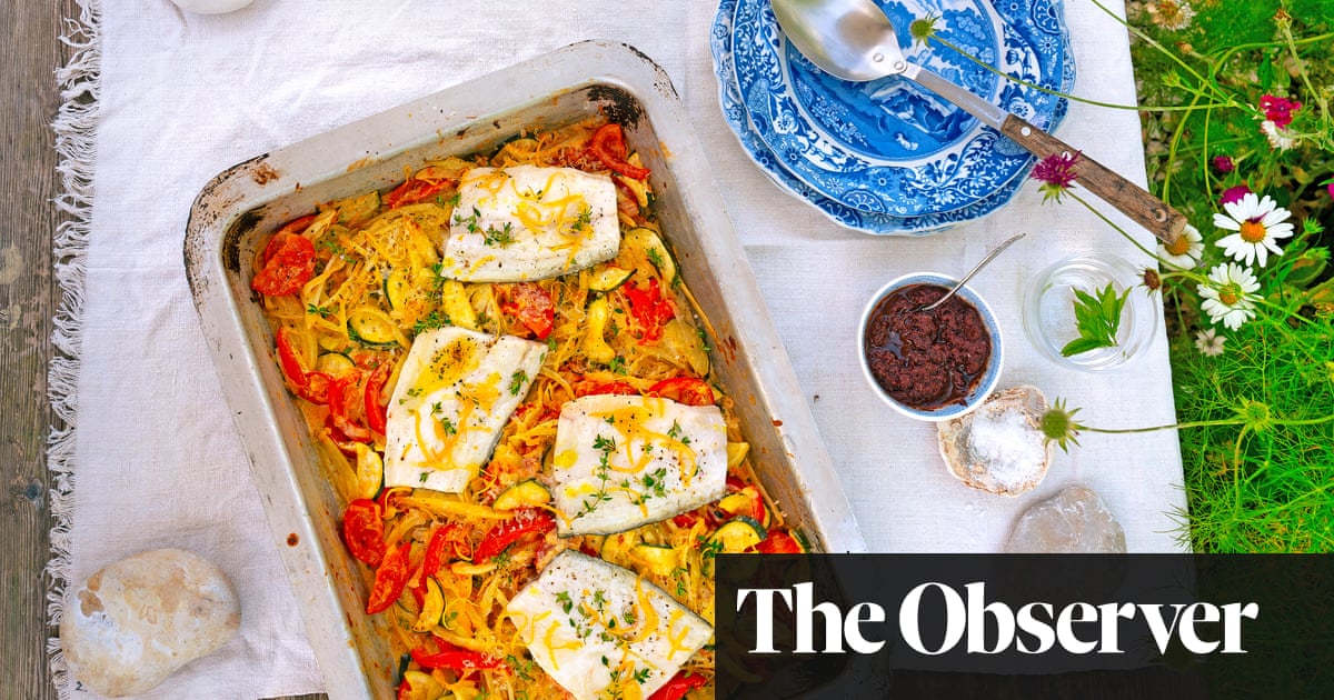 Baked bass, saffron rice, cherry fool – Nathan Outlaw’s Cornish summer ...