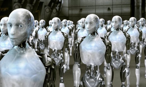 Humanoid robots in the film I, Robot
