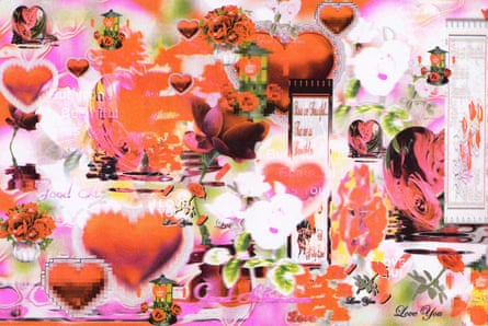 Scanned illustration from Elawad’s zine, called In the bloom of their joy and the flower of their happiness.