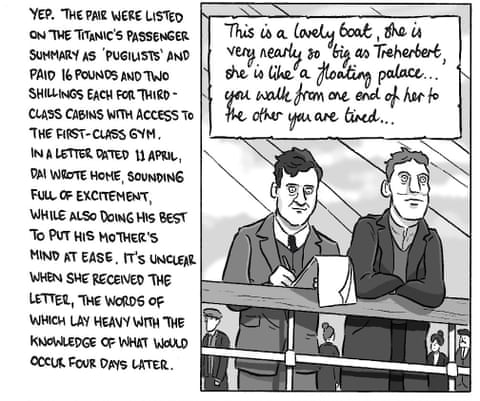 David Squires on … his boxing forebear who died on the Titanic, panel 5