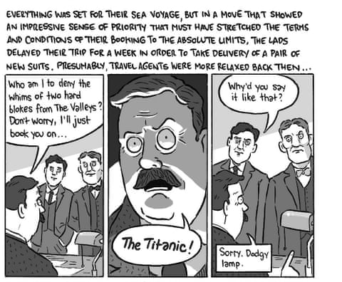 David Squires on … his boxing forebear who died on the Titanic, panel 4