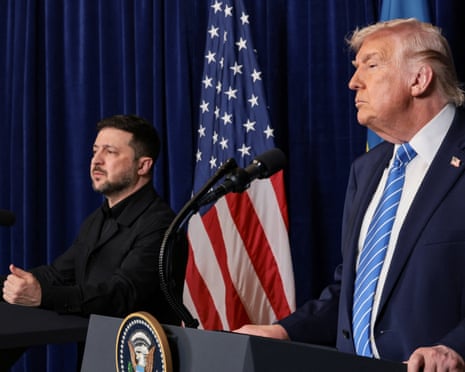 Trump and Zelenskyy meet in Florida – as it happened | Ukraine | The Guardian
