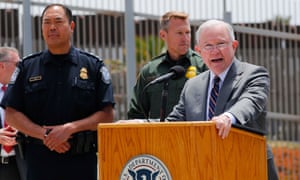 Jeff Sessions at the US-Mexico border. In April, Sessions announced a ‘zero tolerance’ policy for prosecutions of all illegal entry into the United States.