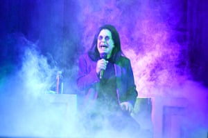 On stage during rehearsals for the 2019 American Music awards in Los Angeles