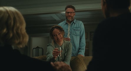 Olivia Wilde and Seth Rogen in The Invite.