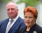 Guardian Essential poll: One Nation’s primary vote soars to record high amid Coalition chaos
