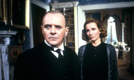 Nominated for eight Oscars … Anthony Hopkins and Emma Thompson in The Remains of the Day, a Merchant Ivory production from 1993.
