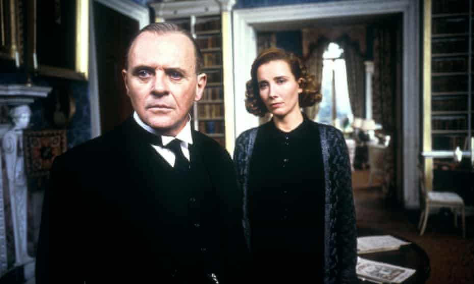 ‘It has entered the bloodstream of our culture’ … Anthony Hopkins and Emma Thompson in the 1993, film version of Kazuo Ishiguro’s The Remains of the Day.