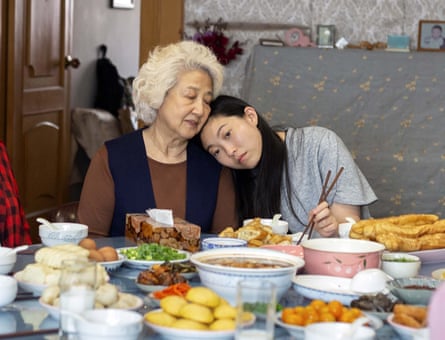 Zhao Shuzhen, left, and Awkwafina in The Farewell.