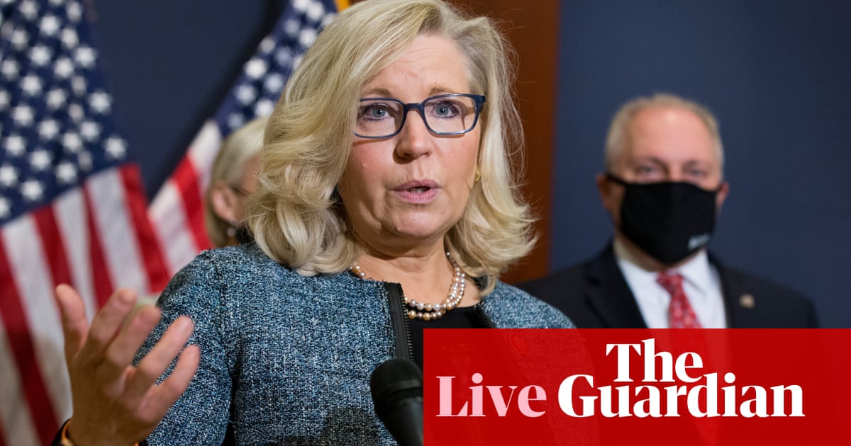 Liz Cheney warns Republican party at ‘turning point’ as critics plot her removal – live