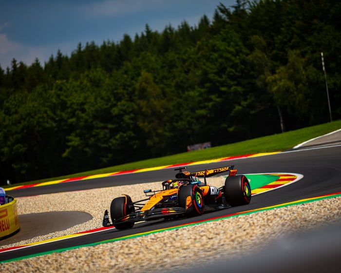 Oscar Piastri eases away from Norris to win rain-hit Belgian Grand Prix