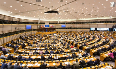 European parliament in Brussels.