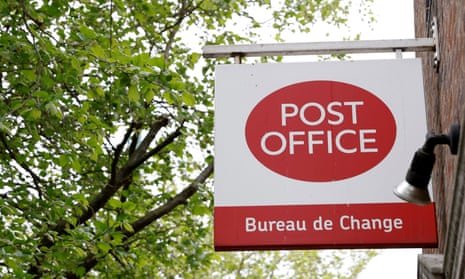 a post office sign