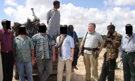 Paul Hopkins and hired gunmen protecting BAT management and local staff in Mogadishu, Somalia.
