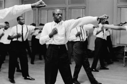 Black Muslims Train in Self-Defense, a 1963 photograph from Gordon Parks.
