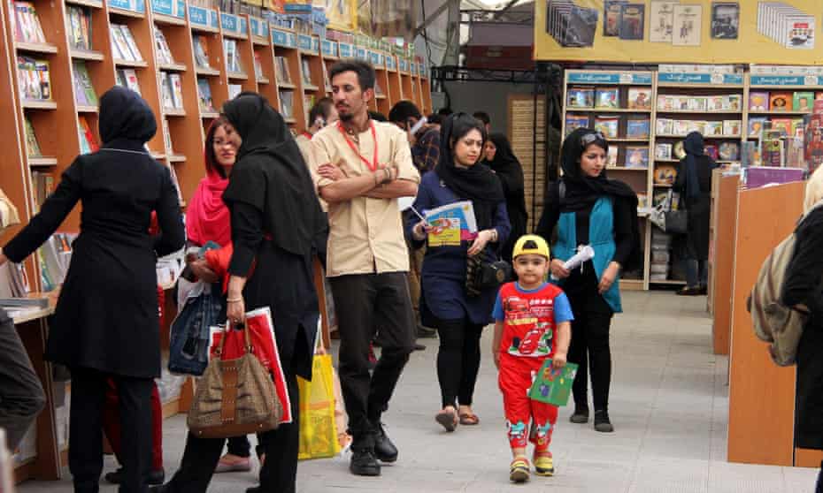 Too many cooks spoil the books … visitors to the Tehran international book fair in 2014.