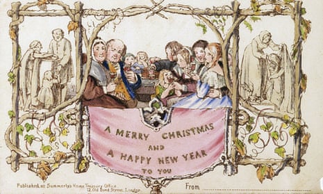 The first commercially printed Christmas card scandalised the Temperance society so much that it took three years before another was produced.