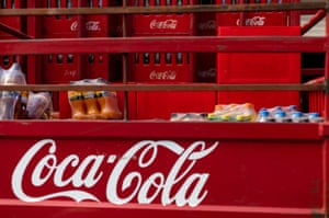 A Dar es Salaam shop front advertising Coca-Cola.