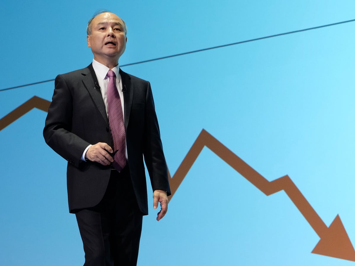 softbank boss takes blame for £5bn loss after wework punt | quarterly results | the guardian
