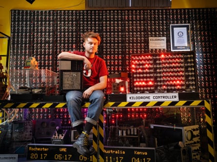 ‘It takes hours to tune’ … Battle with part of the Megadrone.