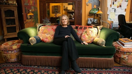 Gloria Steinem at home