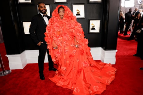 The 65th Annual Grammy AwardsLOS ANGELES - FEBRUARY 5: Myke Wright and Lizzo arrive at THE 65TH ANNUAL GRAMMY AWARDS, broadcasting live Sunday, February 5, 2023 (8:00-11:30 PM, LIVE ET/5:00-8:30 PM, LIVE PT) on the CBS Television Network, and available to stream live and on demand on Paramount+*. (Photo by Francis Specker/CBS via Getty Images)