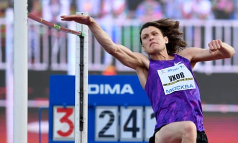 Russia’s Ivan Ukhov, who won gold in London, competes in the men’s high jump at a track and field meet called “Stars of 2016” in Moscow on 28 July, 2016. The event hosted athletes who have been banned from the Rio Olympics over evidence of state-sponsored doping and mass corruption in the sport.