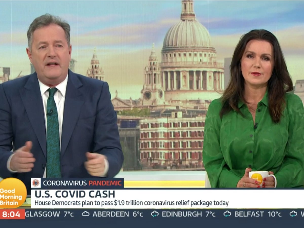 Gmb Breaks Ofcom Complaints Record With Piers Morgan Meghan Episodes Piers Morgan The Guardian