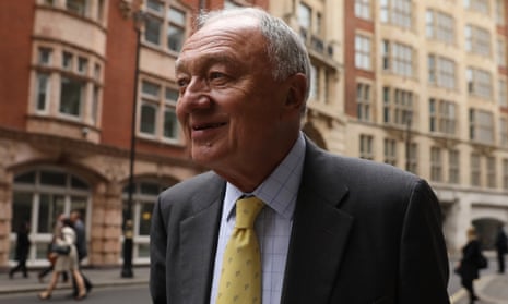 Ken Livingstone at a disciplinary hearing over his remarks about Hitler’s support for Zionism.