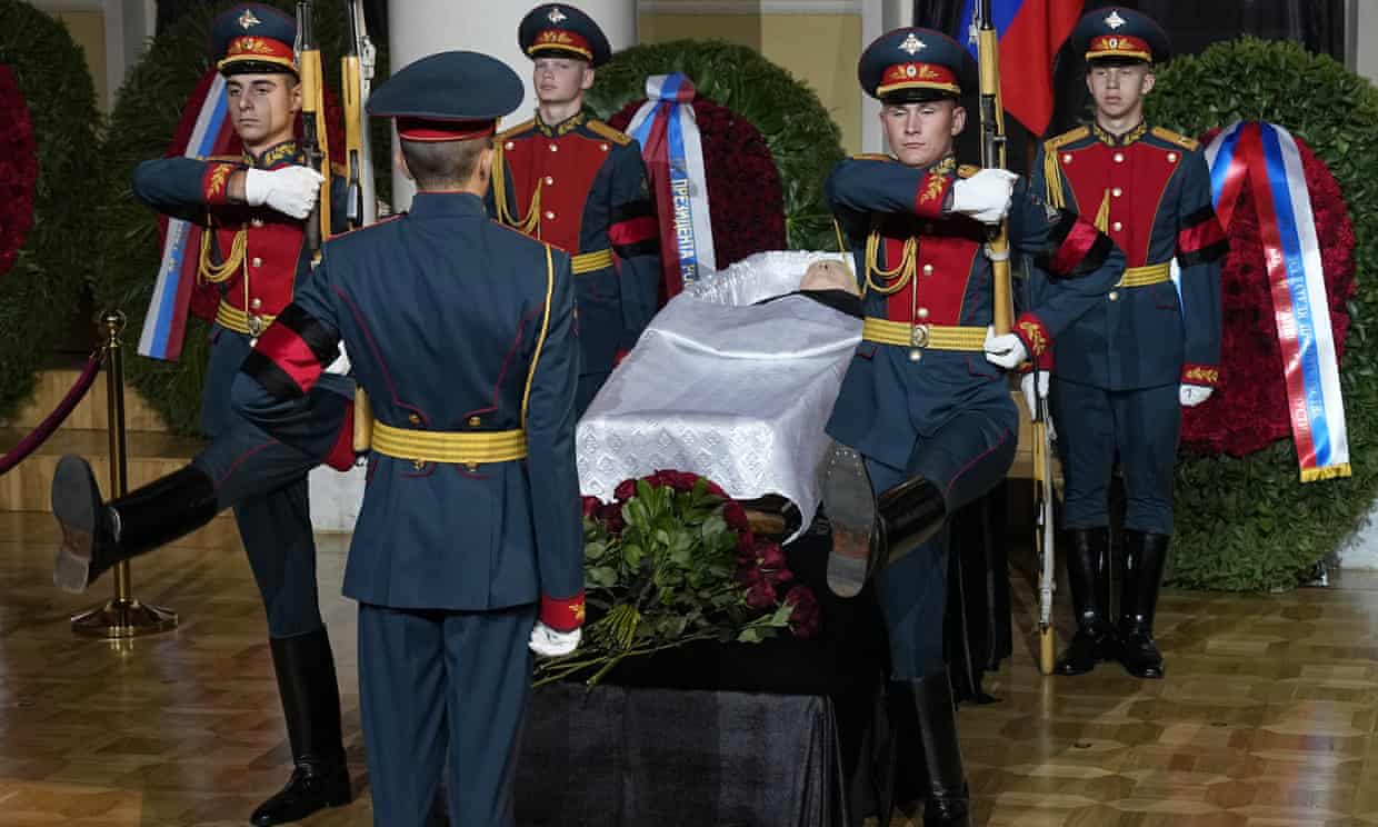 Mikhail Gorbachev funeral held in Moscow; Putin ‘too busy’ to attend (theguardian.com)