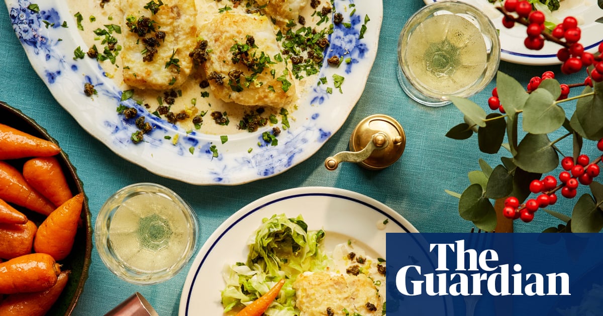 Christmas mains: Georgina Hayden’s pan-fried monkfish in a herby champagne butter – recipe