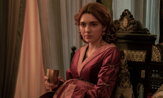 A dutiful bride … Emily Carey as Alicent Hightower.