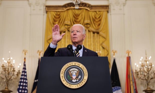 Joe Biden: ‘We did not go to Afghanistan to nation-build. And it’s the right and the responsibility of the Afghan people alone to decide their future and how they want to run their country.’