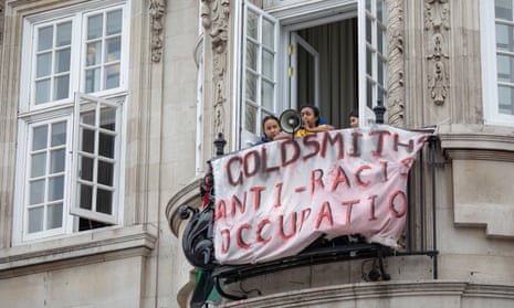 Goldsmiths anti-racism student protest, March 2019