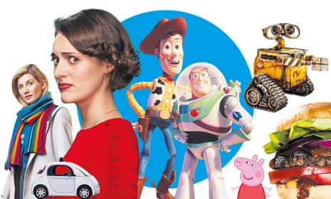 Doctor Who; driverless cars; Phoebe Waller-Bridge; Toy Story; Wall-E; Peppa Pig; burgers