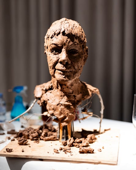 ‘Frances is brilliant’ … the finished bust.