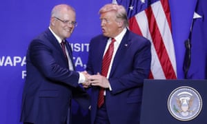 Scott Morrison and Donald Trump