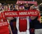 Arsenal fans during a pre season friendly between Orlando City and Arsenal in July 2022