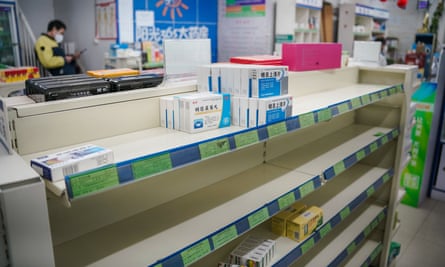 A general view inside a pharmacy in Beijing, China