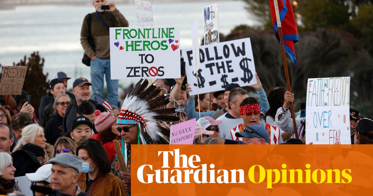 Trump stoked Covid in red states – but there are blue anti-vaxxers too | Robert Reich Trump stoked Covid in red states – but there are blue anti-vaxxers too | Robert Reich