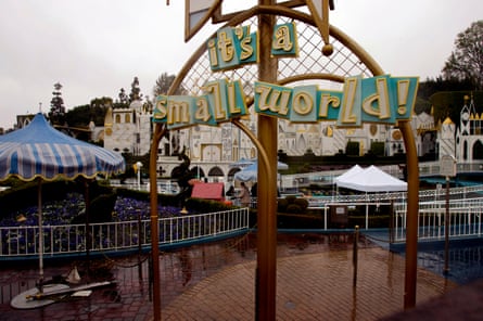The exterior of the It’s A Small World ride at Disneyland in Anaheim, California.