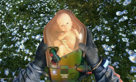Childcare in an apocalyptic world … Death Stranding Director’s Cut